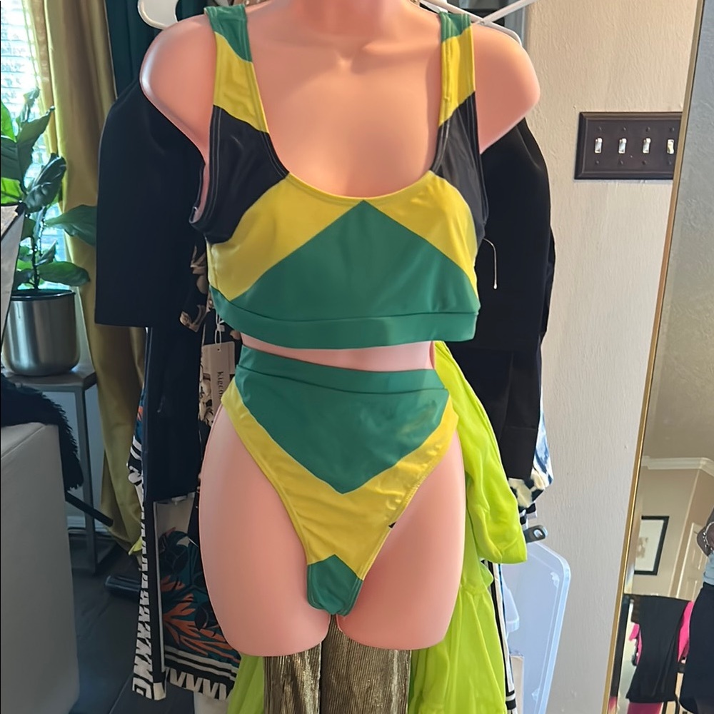 Colorful Geometric Bikini Set